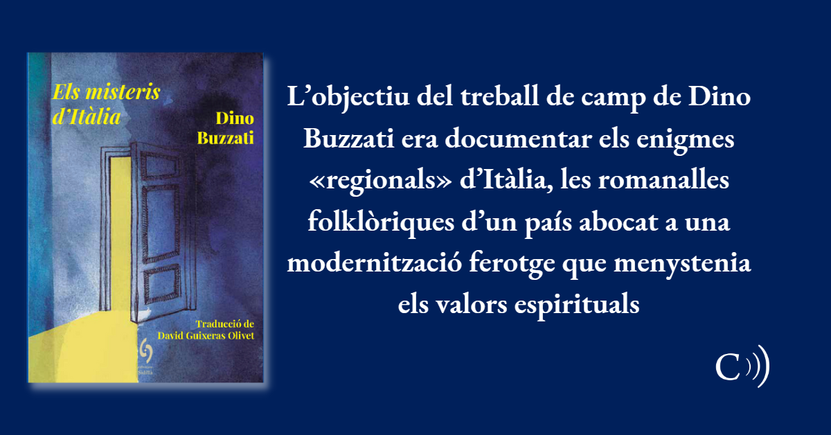 Els misteris d’Itàlia, Dino Buzzati